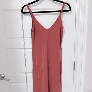 Aritzia Wilfred Free Midi Dress - Dusty Rose - Size S